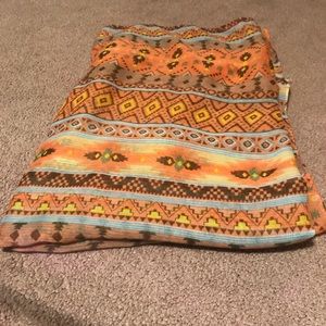 Aztec print scarf